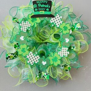 St. Patrick's Day Green Wreath